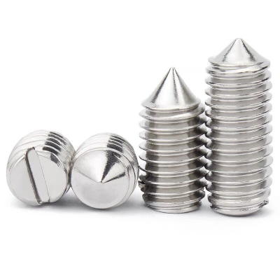 SLOTTED SET SCREWS CONE POINT
