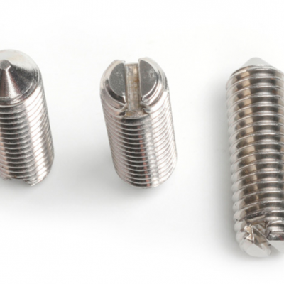 SLOTTED SET SCREWS CONE POINT DIN 553