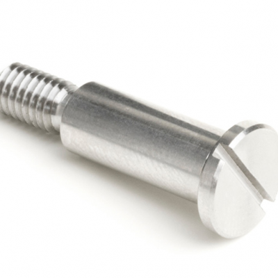 PRECISION ULTRA LOW HEAD SLOTTED SHOULDER SCREW 