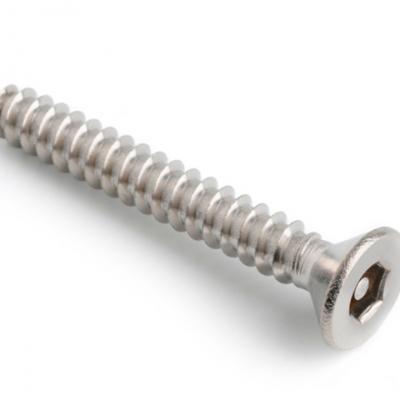 HEX SOCKET + PIN COUNTERSUNK SELF TAPPING SECURITY SCREWS